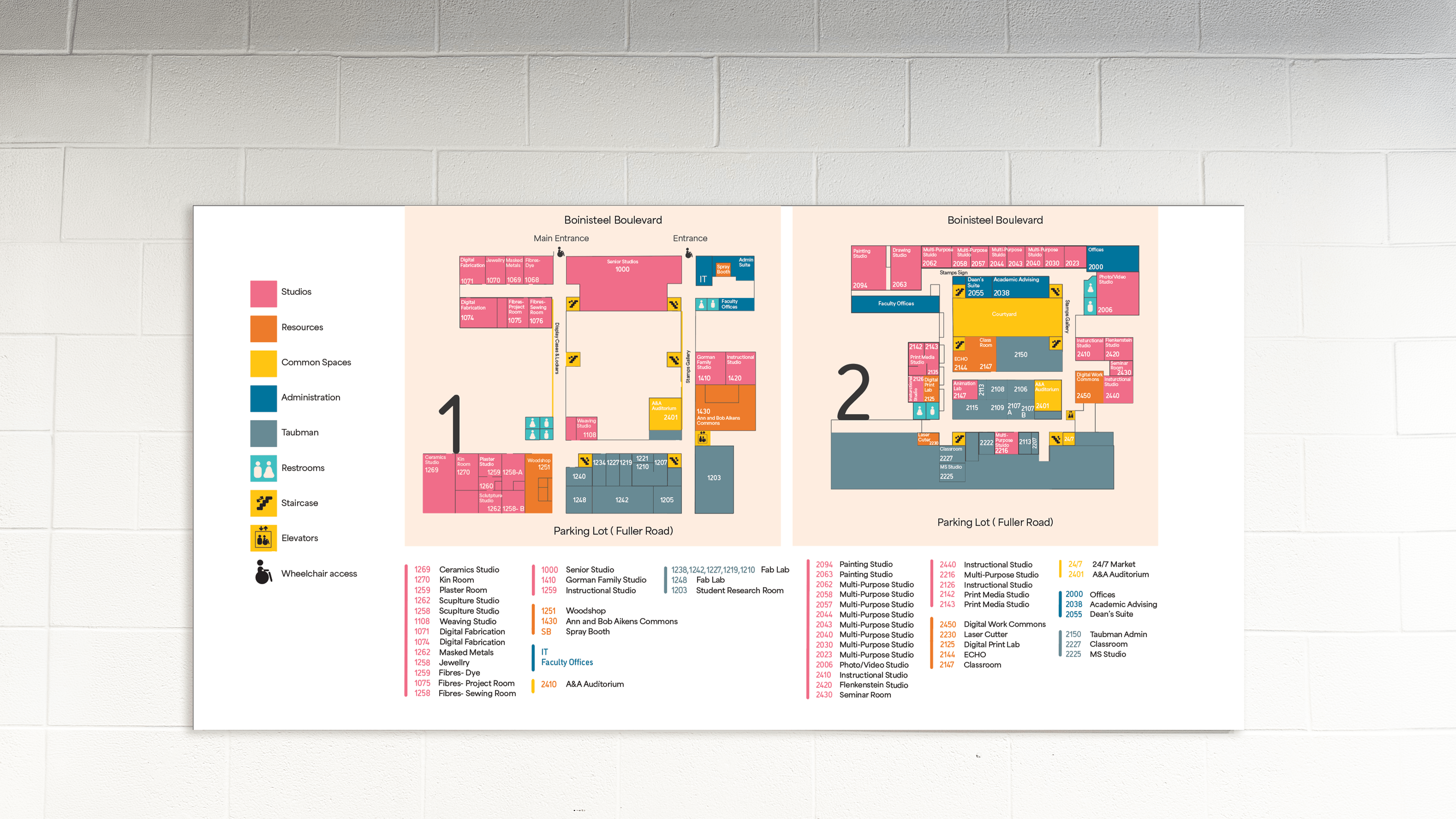 Wayfinding map